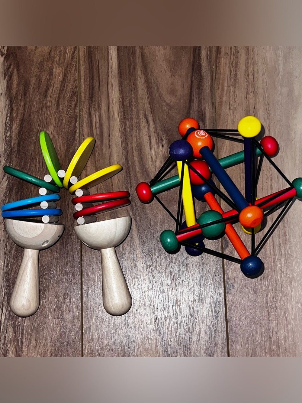 2 Toddler Rattles
